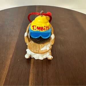 Tim Hortons 2012 Limited Edition Chocolate Timbit Sledding Christmas Ornament